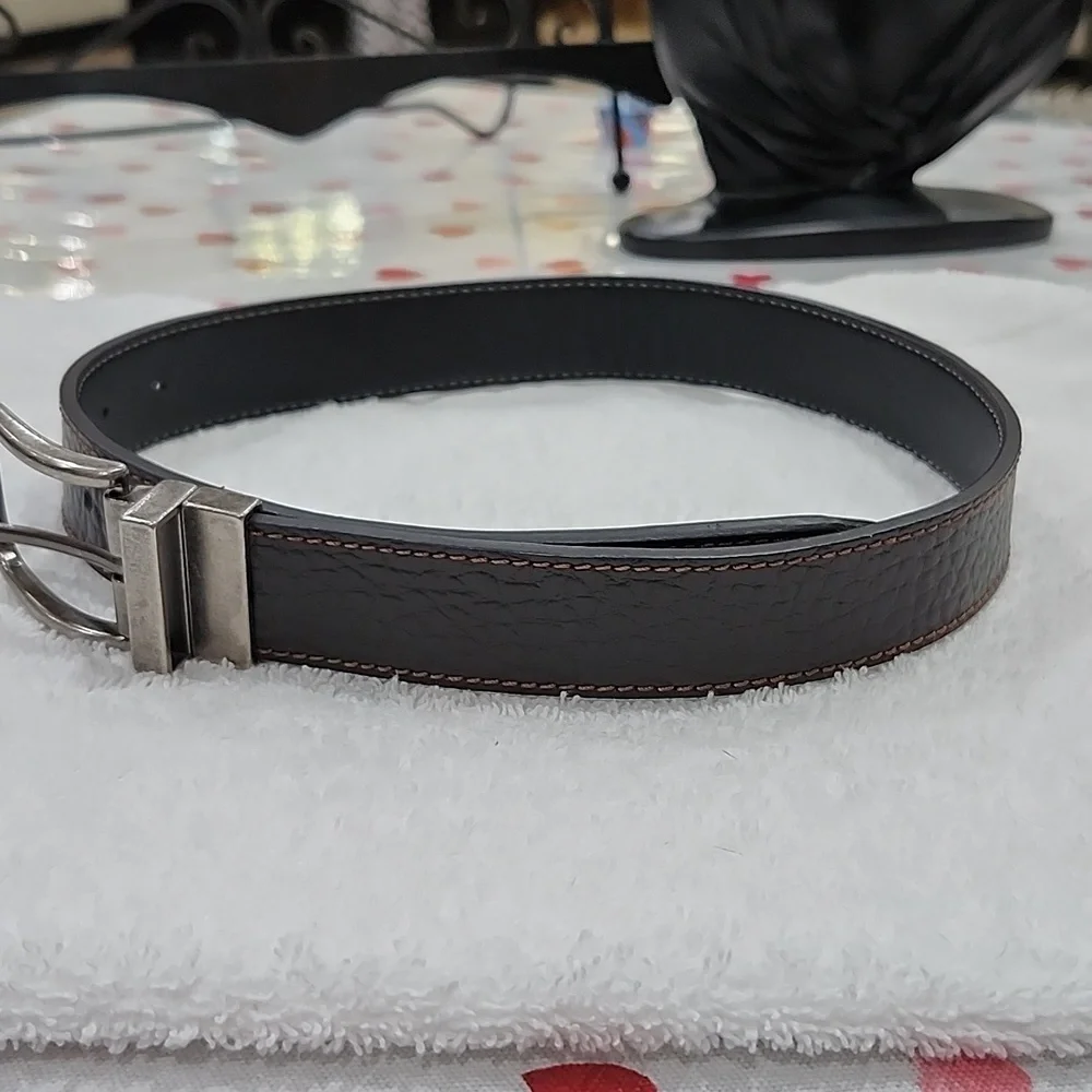 KID'S BLACK LEATHER LINED BELT